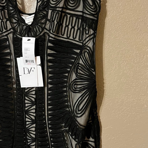 Diane von furstenberg black formal dress size 2 women - Picture 10 of 13